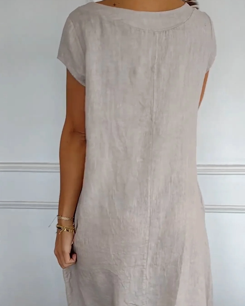 Letizia - Vestido casual de algodón