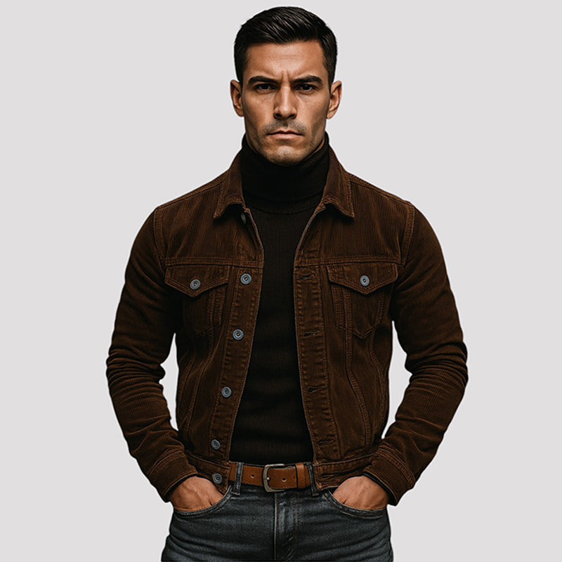 Rodrigo - Chaqueta retro de pana
