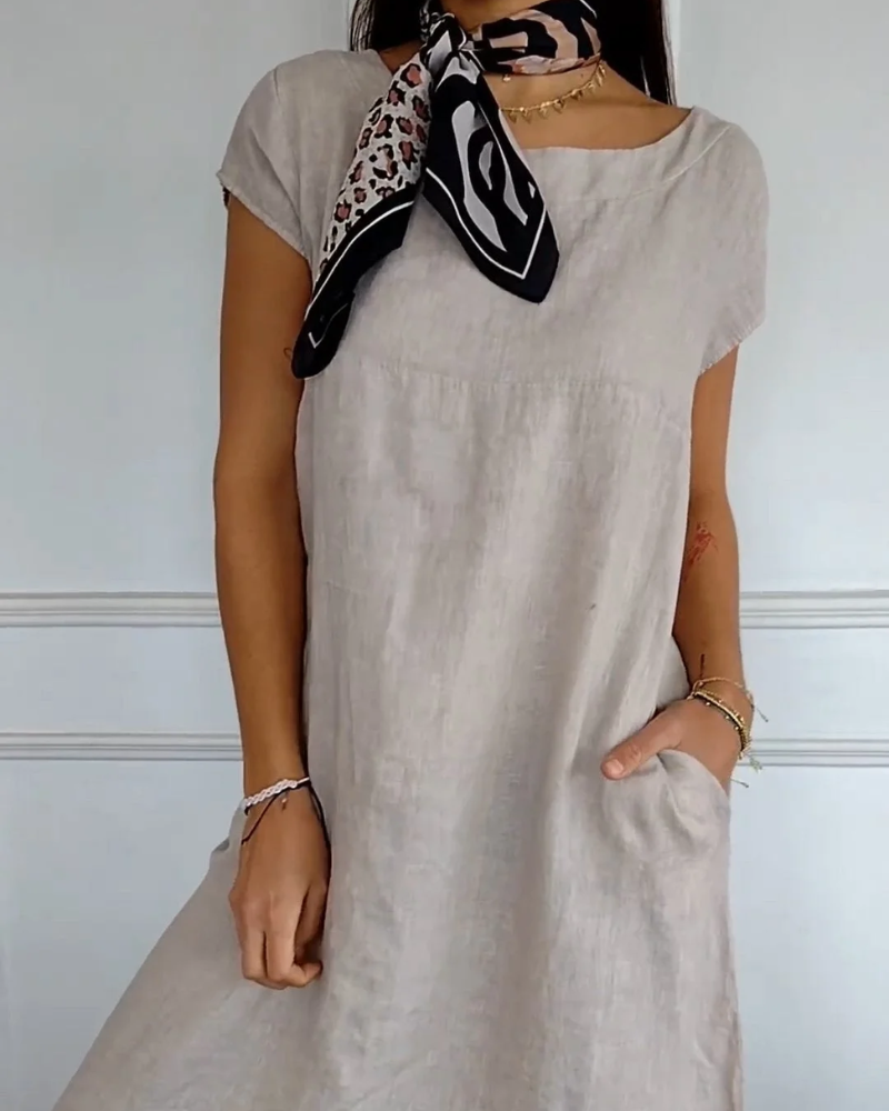 Letizia - Vestido casual de algodón