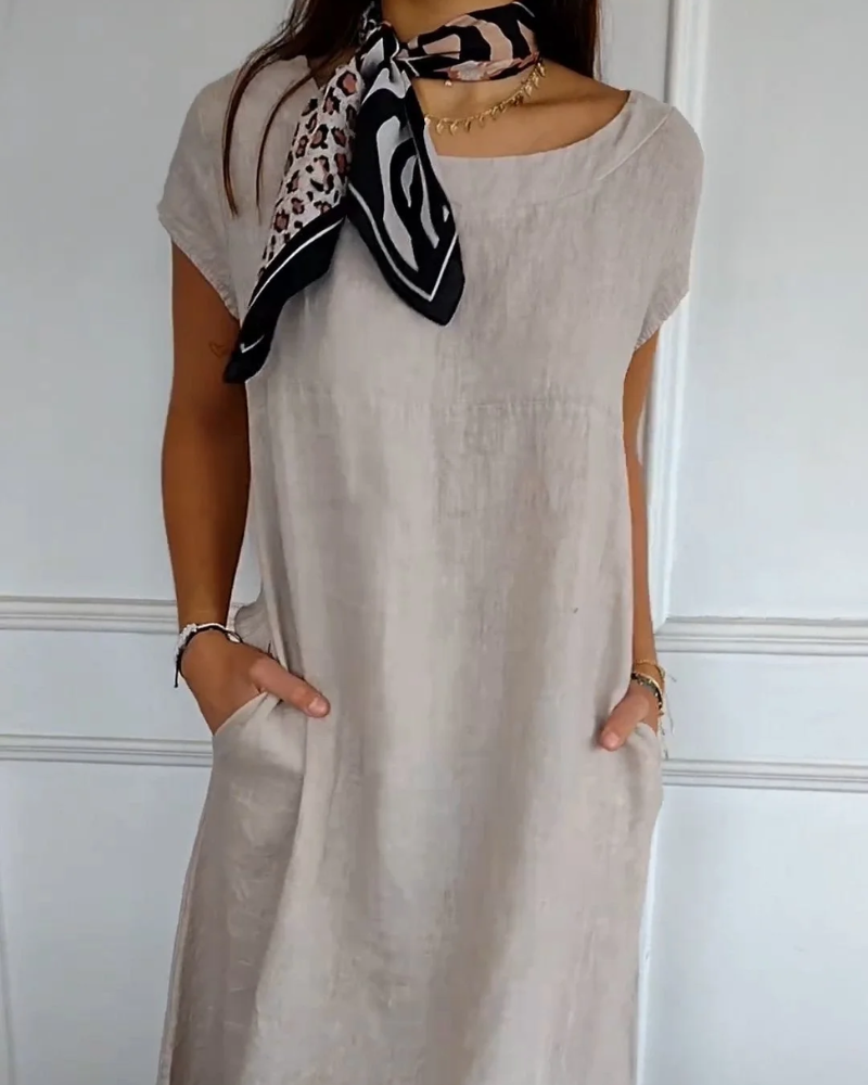 Letizia - Vestido casual de algodón