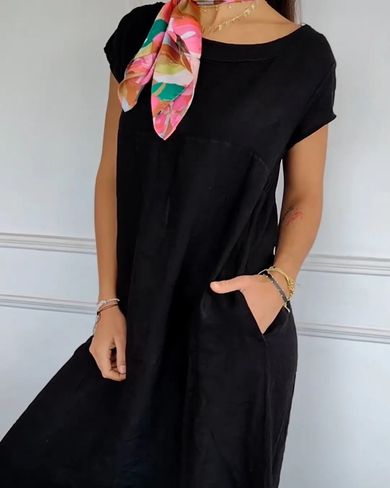 Letizia - Vestido casual de algodón