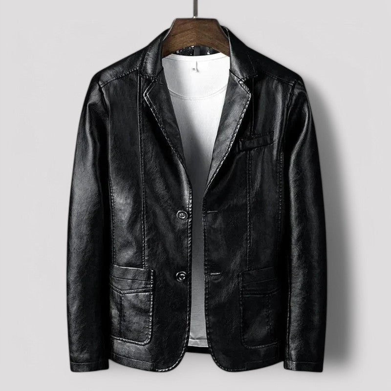 Gaspar – Chaqueta de cuero vintage