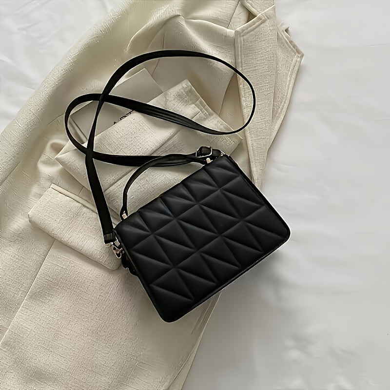 Lesh - Mini bolso cruzado de moda en relieve