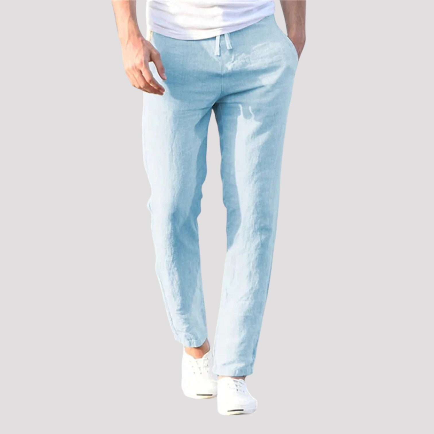 Gilberto - Pantalón recto cómodo y casual