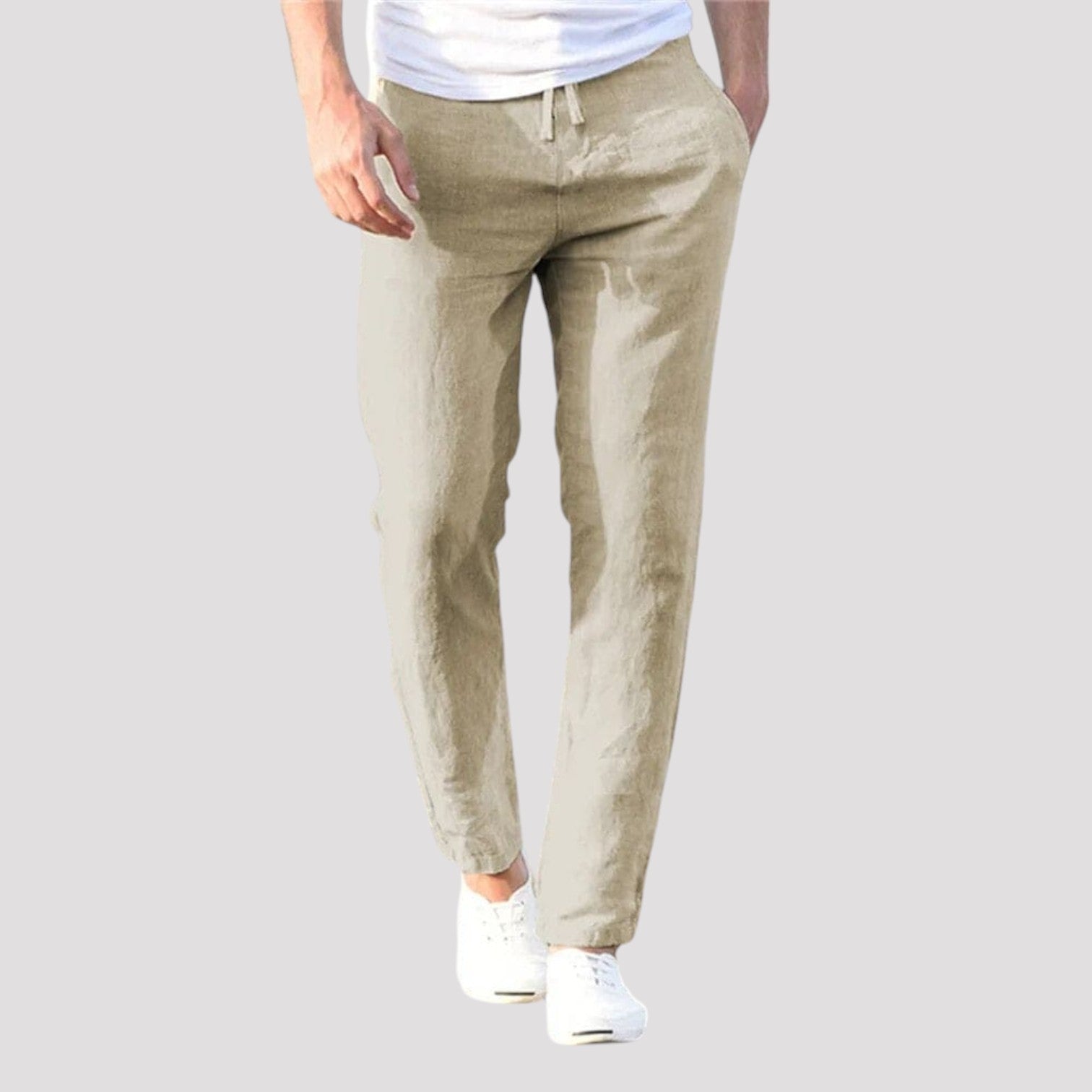 Gilberto - Pantalón recto cómodo y casual