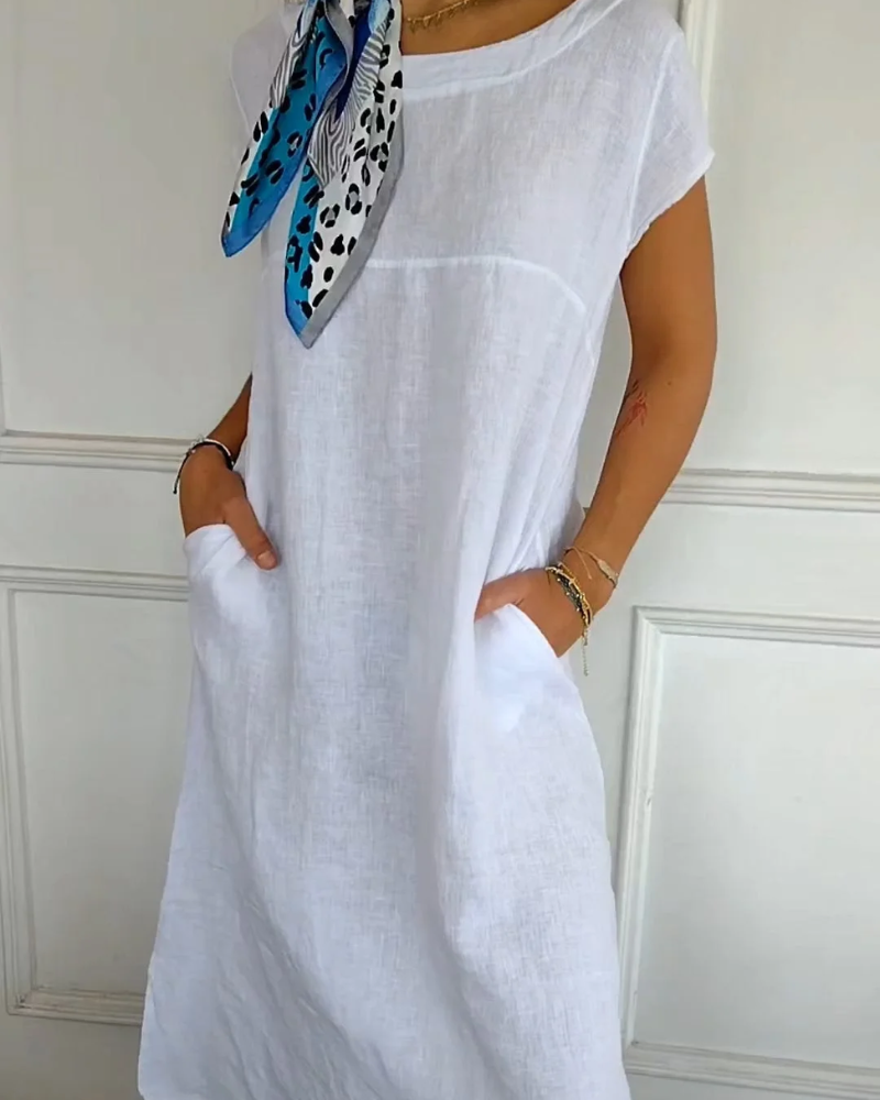 Letizia - Vestido casual de algodón