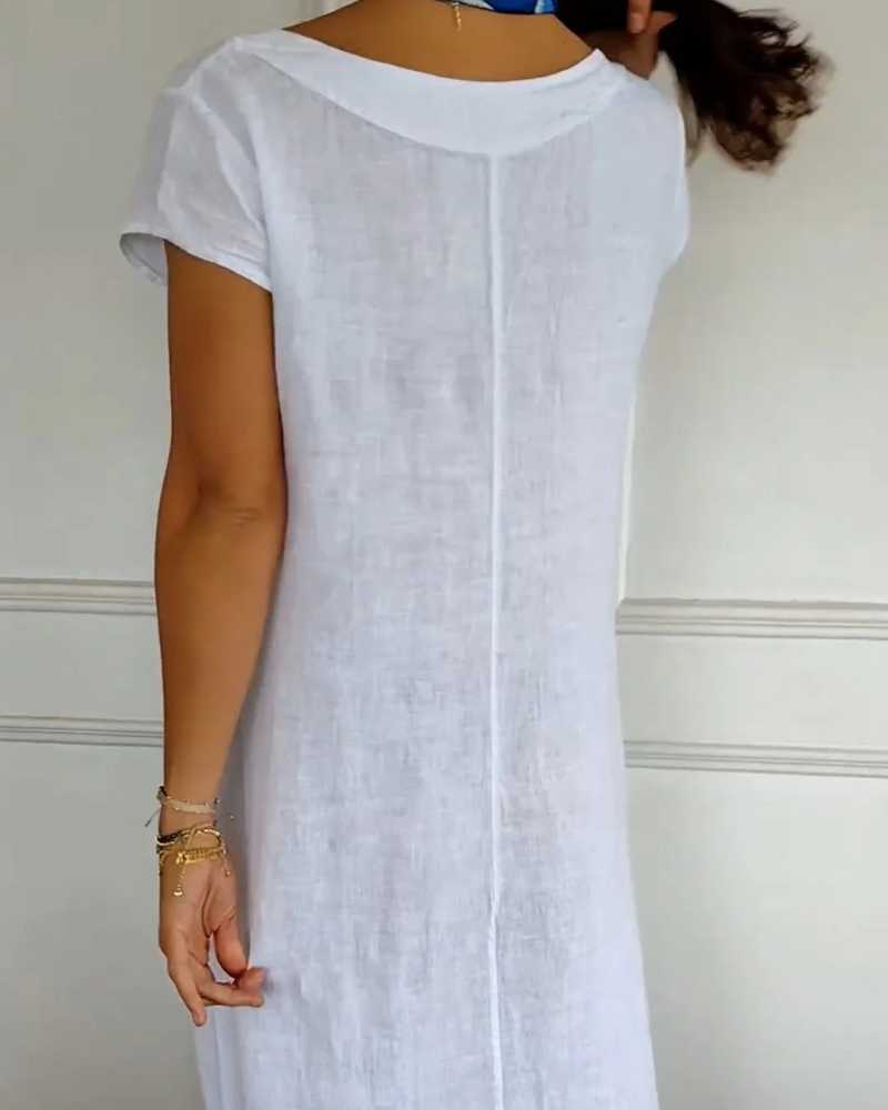 Letizia - Vestido casual de algodón