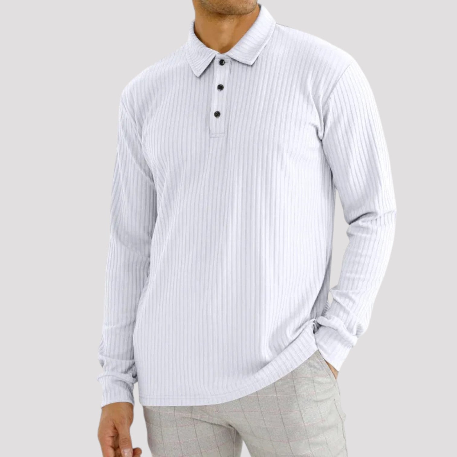 Ismael - Polo Premium de Manga Larga