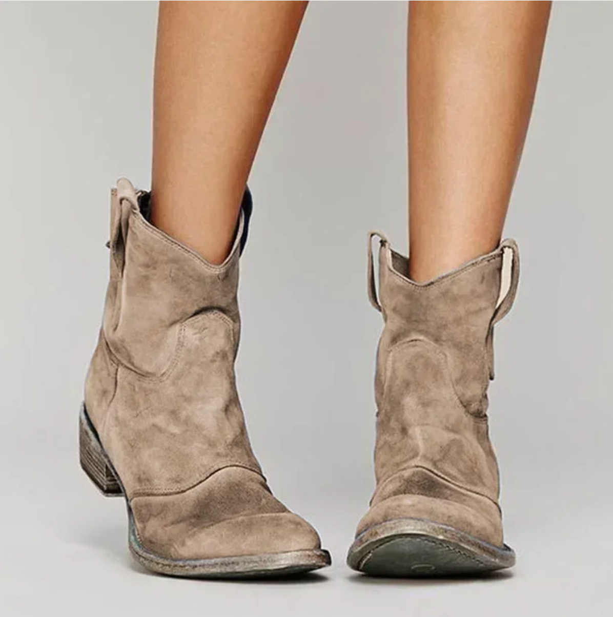Gabriela |  Botas western de ante
