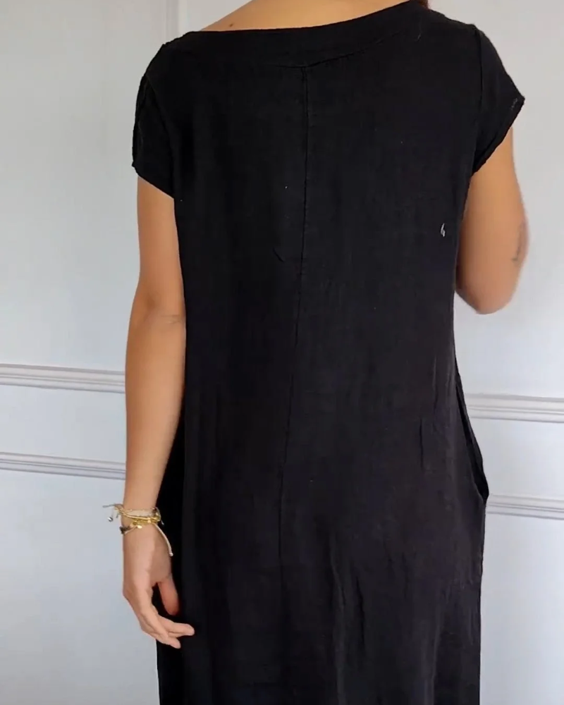 Letizia - Vestido casual de algodón