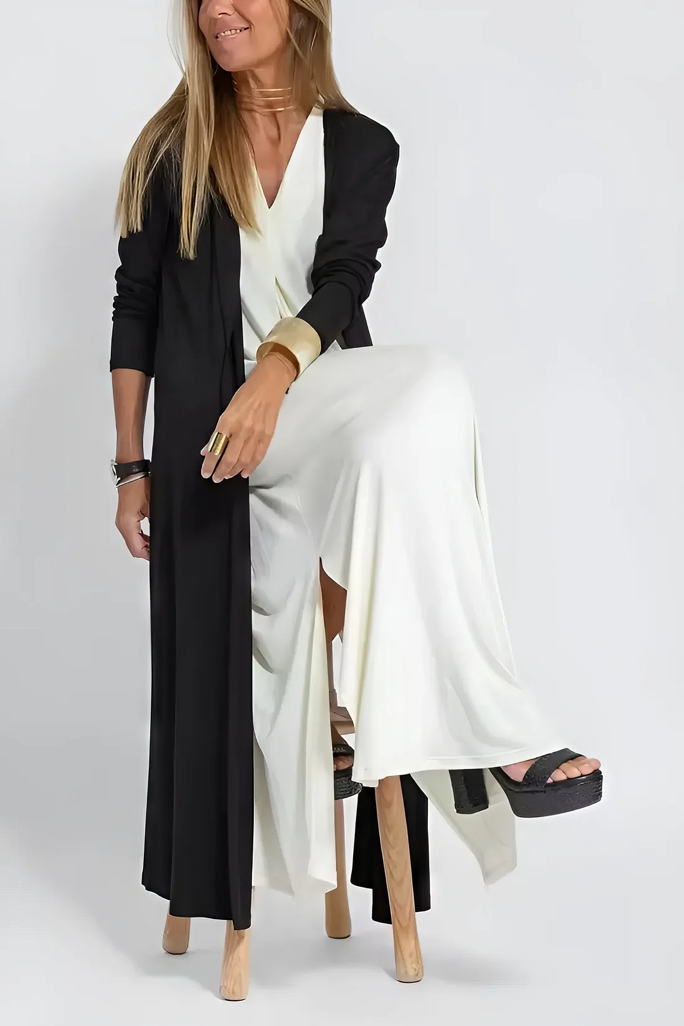 Natalia™ - vestido largo elegante + cárdigan combinado de regalo