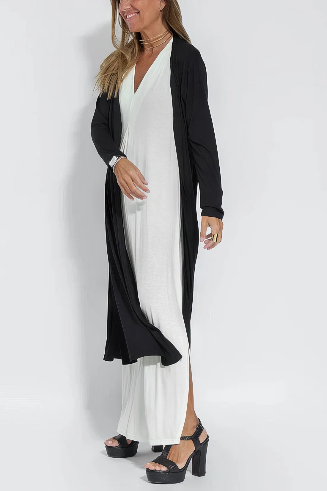 Natalia™ - vestido largo elegante + cárdigan combinado de regalo