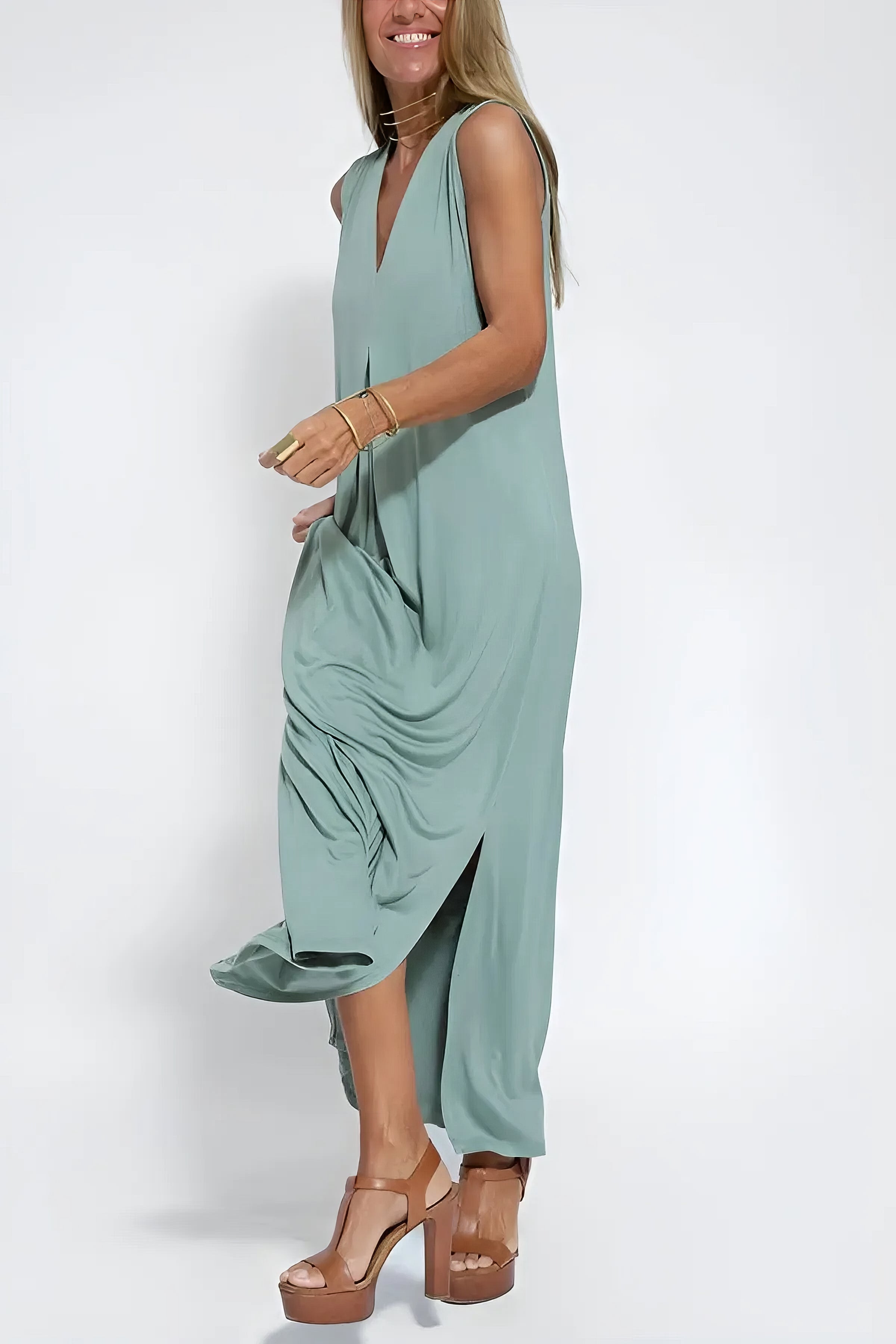 Natalia™ - vestido largo elegante + cárdigan combinado de regalo