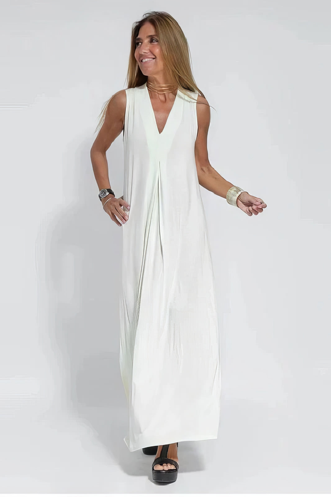 Natalia™ - vestido largo elegante + cárdigan combinado de regalo
